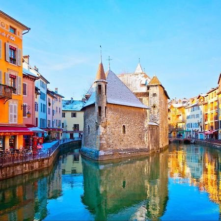 Studio Moderne, Place Parking Prive, Emplacement Ideal A 100 M Du Lac. Annecy Ngoại thất bức ảnh