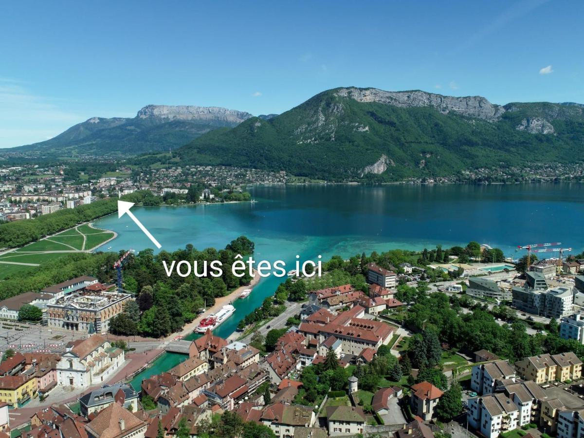 Studio Moderne, Place Parking Prive, Emplacement Ideal A 100 M Du Lac. Annecy Ngoại thất bức ảnh