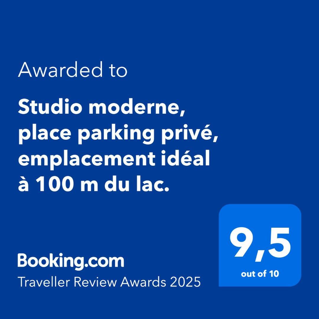 Studio Moderne, Place Parking Prive, Emplacement Ideal A 100 M Du Lac. Annecy Ngoại thất bức ảnh